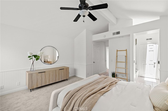 18 Saint Thomas, Laguna Niguel, CA 92677 - bedroom with light colored carpet and ceiling fan