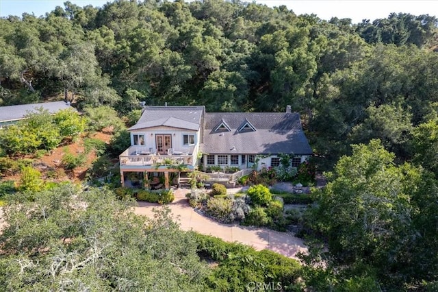 2310 Oak Haven Ln, Arroyo Grande, CA 93420 - aerial view of property and surrounding area with a heavily wooded area