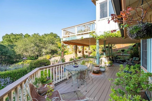 2310 Oak Haven Ln, Arroyo Grande, CA 93420 - view of wooden terrace