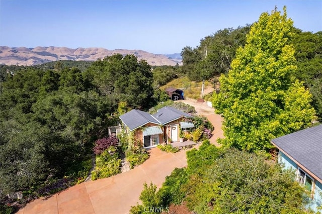 2310 Oak Haven Ln, Arroyo Grande, CA 93420 - view from above of property with mountains