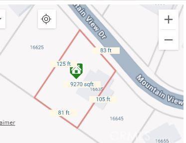 16635 Mountain View Dr, Cobb, CA 95426 - map / location of property area