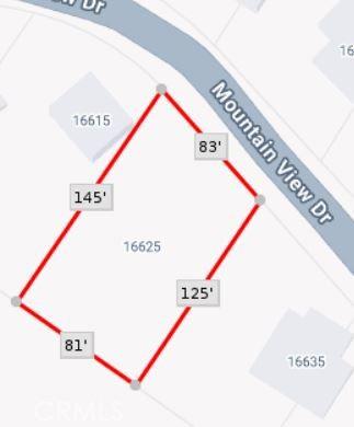 16635 Mountain View Dr, Cobb, CA 95426 - map / location of property area