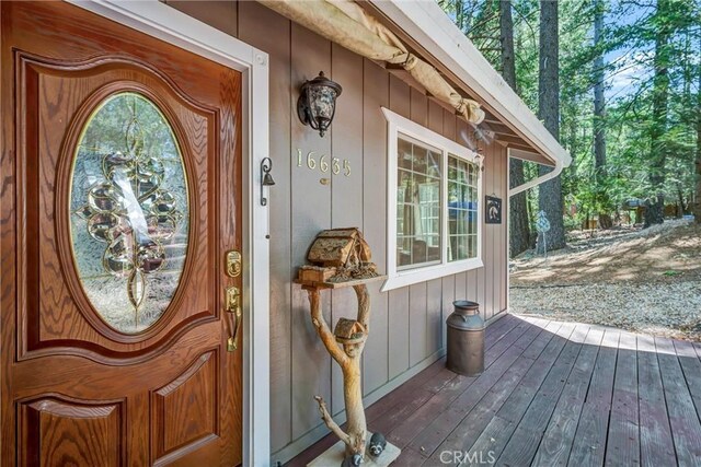 16635 Mountain View Dr, Cobb, CA 95426 - view of exterior entry with covered porch