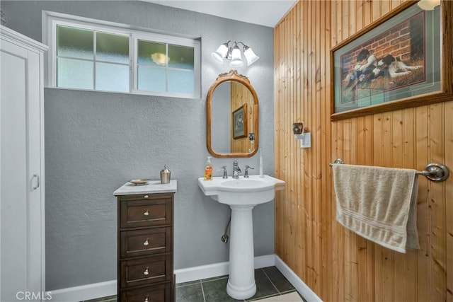 16635 Mountain View Dr, Cobb, CA 95426 - bathroom with tile patterned floors and baseboards