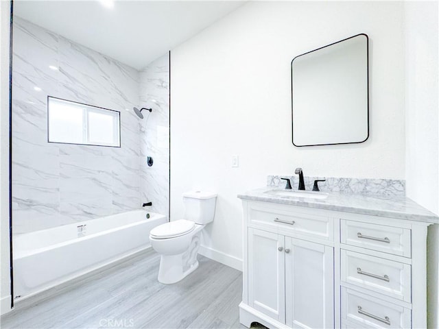 10408 Kalmia St, Los Angeles, CA 90002 - full bathroom featuring vanity, wood finished floors, and bathing tub / shower combination