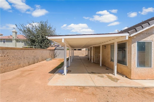 2019 Greentree St, Lancaster, CA 93535 - fenced backyard with a storage unit