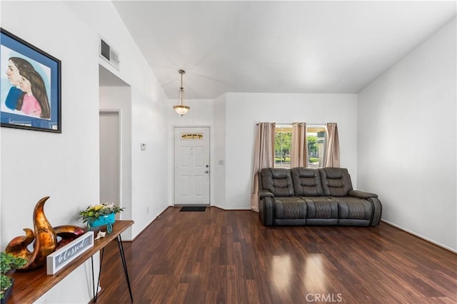 2019 Greentree St, Lancaster, CA 93535 - foyer with dark wood-style flooring