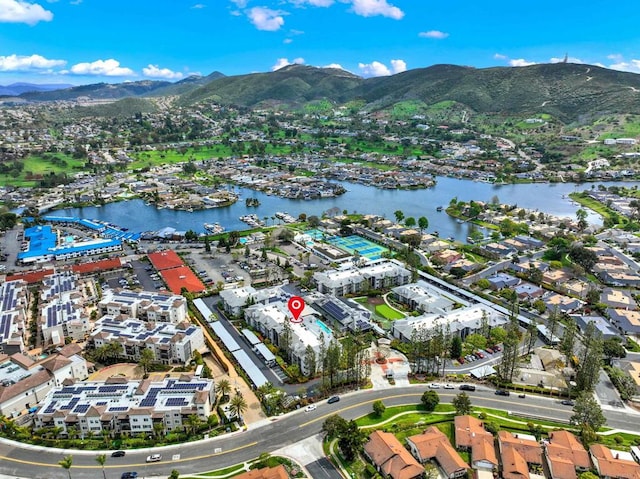 1508 Circa Del Lago Unit B205, San Marcos, CA 92078 - view of property location featuring a water and mountain view