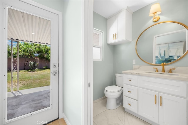 8328 Fernadel Ave, Pico Rivera, CA 90660 - bathroom with vanity and plenty of natural light