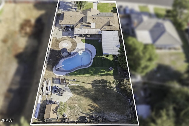 6100 Carter Ave, Bakersfield, CA 93308 - map / location featuring property parcel outlined