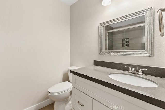 2639 Cameron Unit 119, Anaheim, CA 92801 - bathroom with vanity and a shower with door