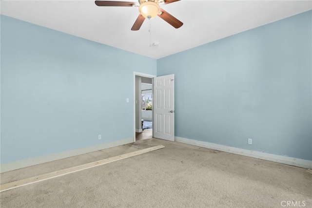 3561 E 6th St, Los Angeles, CA 90023 - unfurnished room with a ceiling fan and baseboards