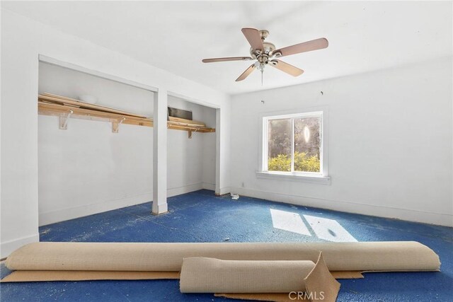 3561 E 6th St, Los Angeles, CA 90023 - bedroom featuring multiple closets and ceiling fan