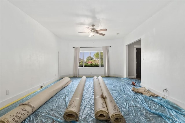 3561 E 6th St, Los Angeles, CA 90023 - bedroom featuring baseboards and ceiling fan