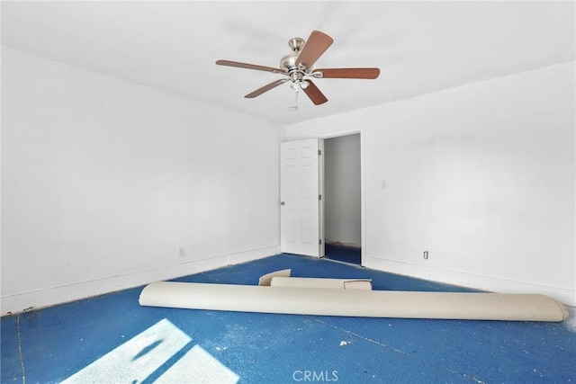 3561 E 6th St, Los Angeles, CA 90023 - spare room with ceiling fan