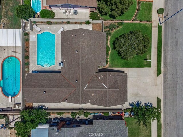413 N Rimhurst Ave, Covina, CA 91724 - aerial view of a pool area