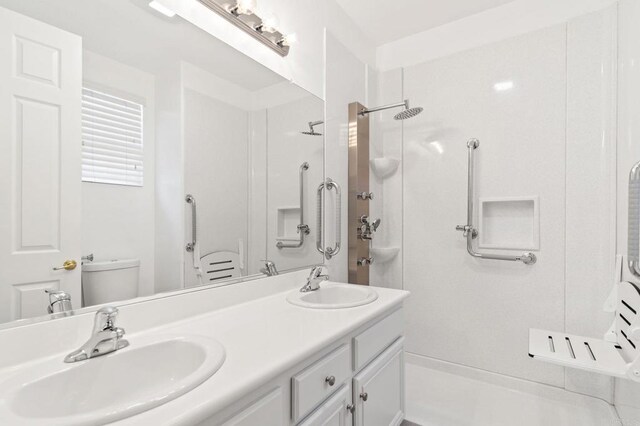 2534 Navarra Dr Unit C, Carlsbad, CA 92009 - bathroom with a walk in shower and double vanity