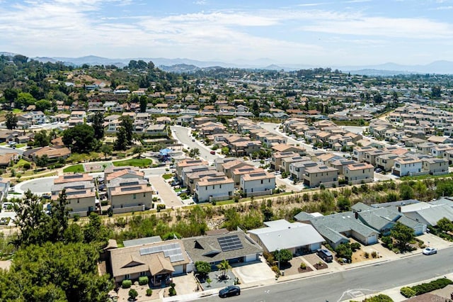 1926 Pamela Ln, Escondido, CA 92026 - aerial perspective of suburban area featuring a mountainous background