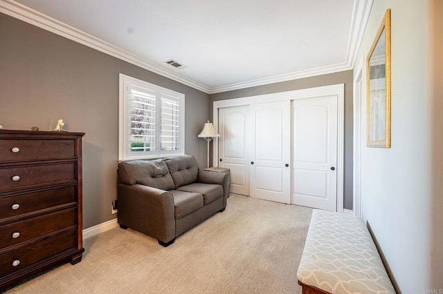 1926 Pamela Ln, Escondido, CA 92026 - sitting room with light carpet and ornamental molding