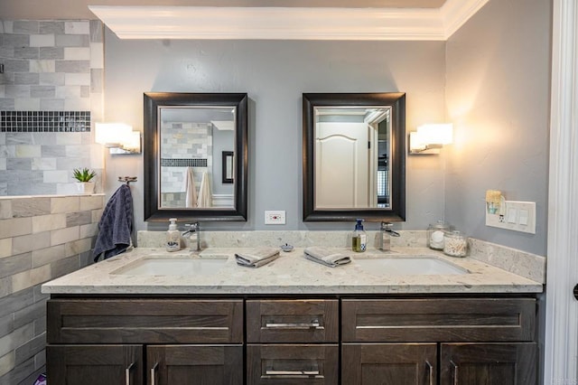 1926 Pamela Ln, Escondido, CA 92026 - full bath featuring double vanity and crown molding