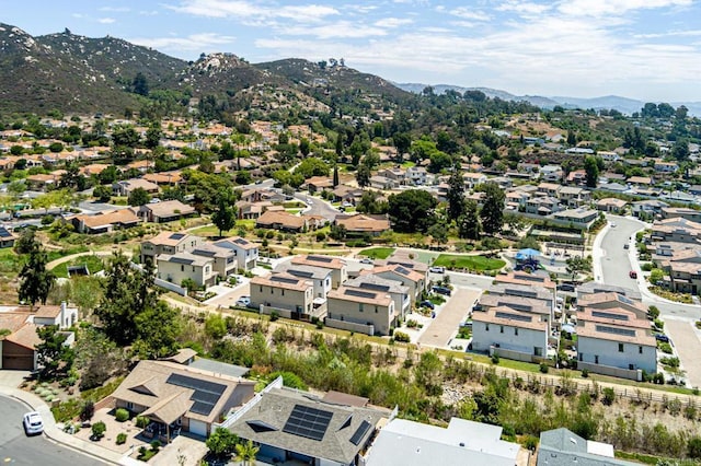 1926 Pamela Ln, Escondido, CA 92026 - aerial perspective of suburban area featuring a mountainous background