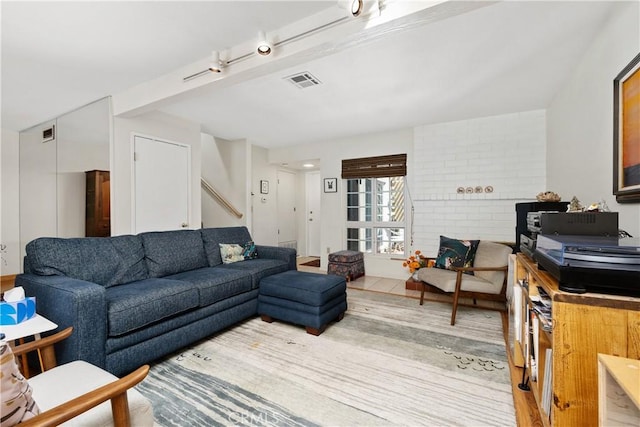 823 Daffodil, Riverside, CA 92507 - living area with stairs