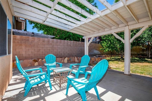4018 Via Barbara, Lancaster, CA 93536 - fenced backyard featuring a patio area and a pergola