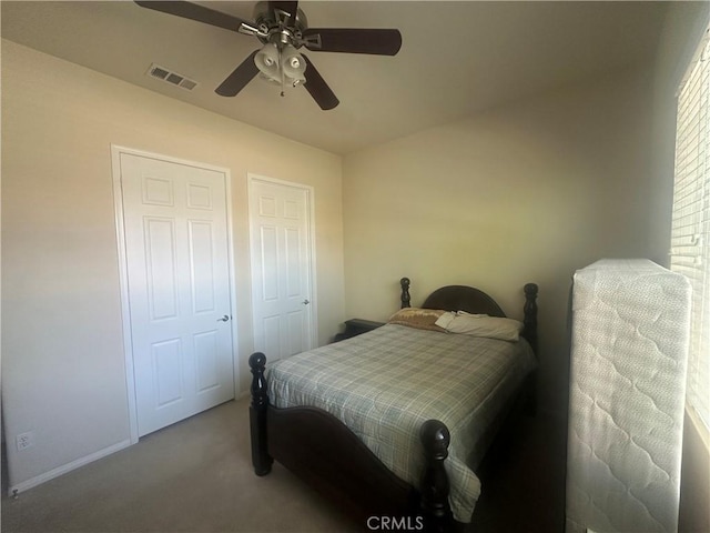 1185 Lantana Rd, Beaumont, CA 92223 - bedroom with carpet floors and ceiling fan
