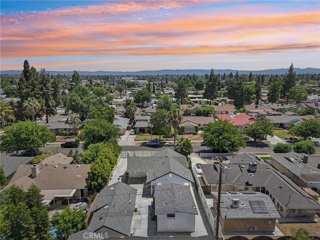 17043 Celtic St, Granada Hills, CA 91344 - aerial view of residential area with a mountain backdrop