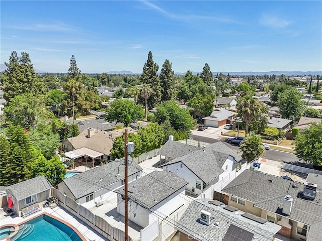 17043 Celtic St, Granada Hills, CA 91344 - aerial view of residential area featuring a pool