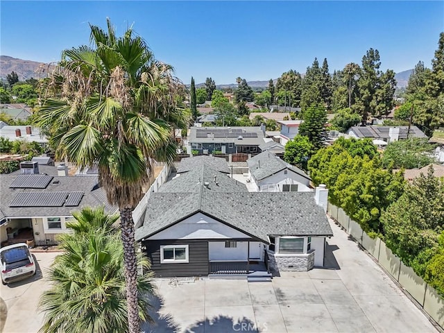 17043 Celtic St, Granada Hills, CA 91344 - aerial view of residential area featuring mountains