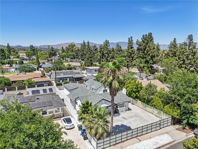 17043 Celtic St, Granada Hills, CA 91344 - aerial perspective of suburban area with mountains