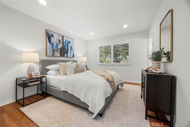 4161 E Fauna Ave, Anaheim, CA 92807 - bedroom with wood finished floors and recessed lighting
