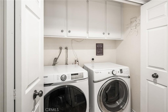 24343 Landover Rd Unit 139, Laguna Hills, CA 92653 - laundry area featuring independent washer and dryer and cabinet space