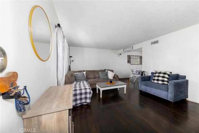5082 La Madera Ave, El Monte, CA 91732 - living area featuring wood finished floors and a textured ceiling