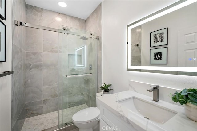 15 Lyon Rdg, Aliso Viejo, CA 92656 - bathroom with vanity and a stall shower