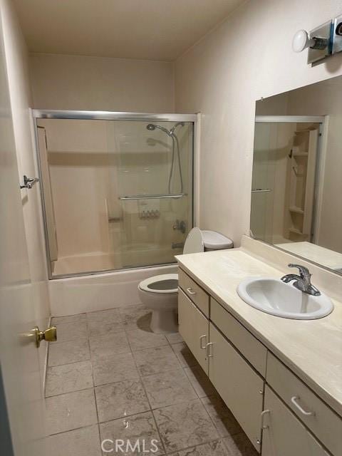 23675 Park Capri Unit 24, Calabasas, CA 91302 - bathroom with vanity and shower / bath combination with glass door