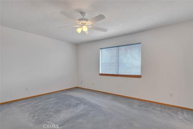 14158 Tu Su Cir, Apple Valley, CA 92307 - carpeted spare room featuring ceiling fan and a textured ceiling