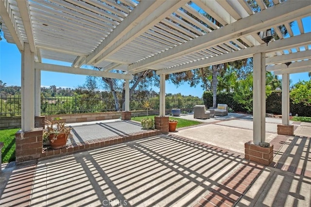 26532 Via Marina, Mission Viejo, CA 92691 - fenced backyard with a pergola and a patio