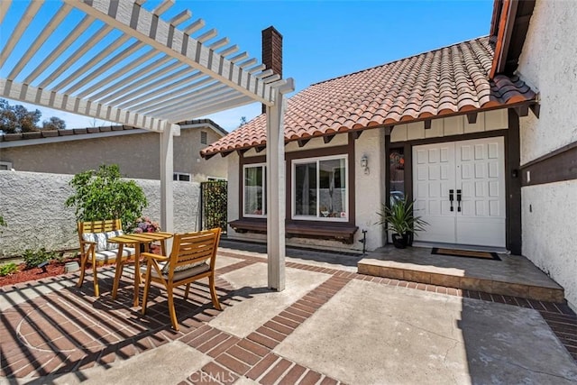 26532 Via Marina, Mission Viejo, CA 92691 - view of patio / terrace featuring a pergola