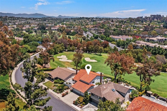 26532 Via Marina, Mission Viejo, CA 92691 - bird's eye view of a local golf course and a mountain backdrop