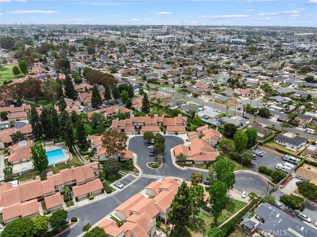 8396 Goldsport Cir, Huntington Beach, CA 92646 - aerial view of property and surrounding area featuring nearby suburban area