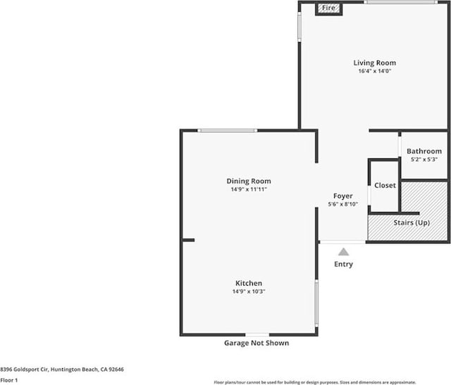 8396 Goldsport Cir, Huntington Beach, CA 92646 - view of property floor plan