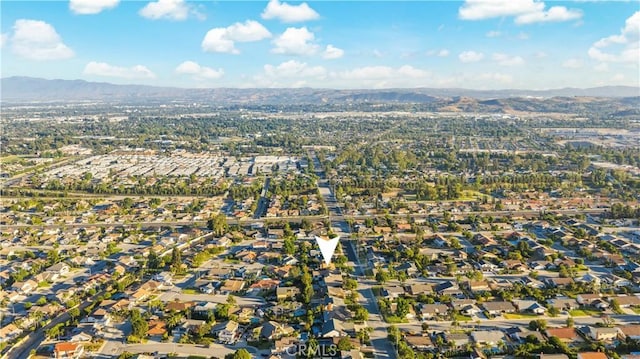 4700 Emerald Ave, La Verne, CA 91750 - aerial overview of property's location featuring mountains and nearby suburban area