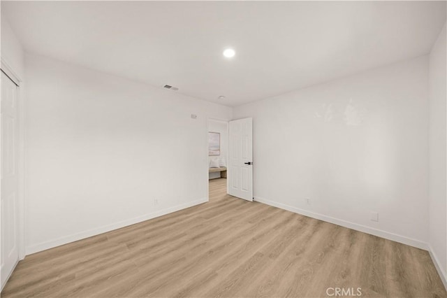 4700 Emerald Ave, La Verne, CA 91750 - unfurnished room with light wood finished floors and recessed lighting
