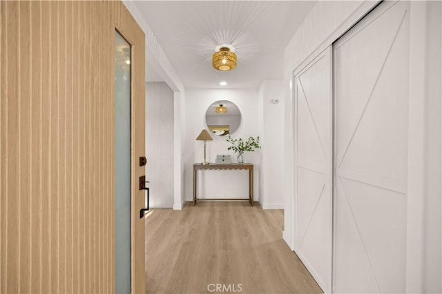 4700 Emerald Ave, La Verne, CA 91750 - hallway with light wood-style floors and baseboards