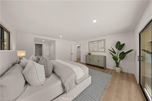 4700 Emerald Ave, La Verne, CA 91750 - bedroom featuring recessed lighting and wood finished floors