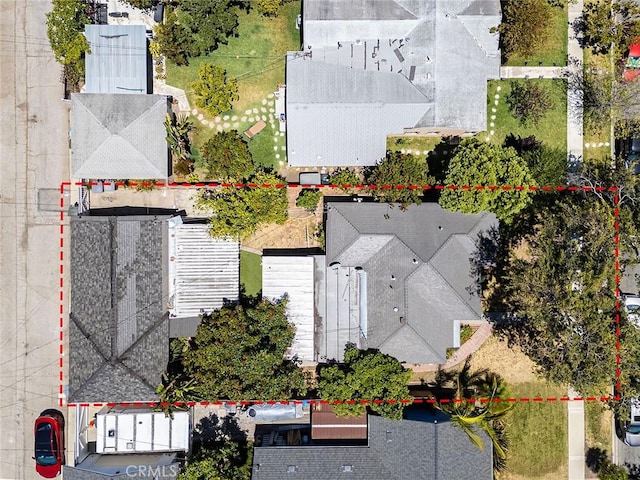 17229 Ardath Ave, Torrance, CA 90504 - aerial view of property and surrounding area featuring property boundaries highlighted