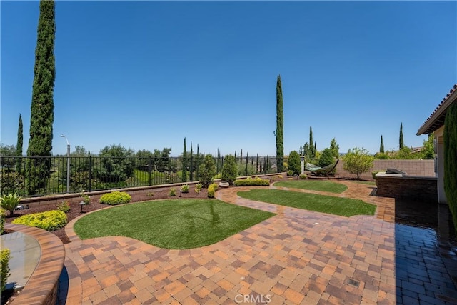 44277 Reidel St, Temecula, CA 92592 - fenced backyard featuring a patio area