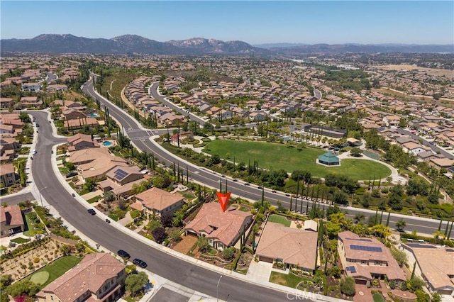 44277 Reidel St, Temecula, CA 92592 - aerial view of property and surrounding area featuring nearby suburban area and a mountainous background